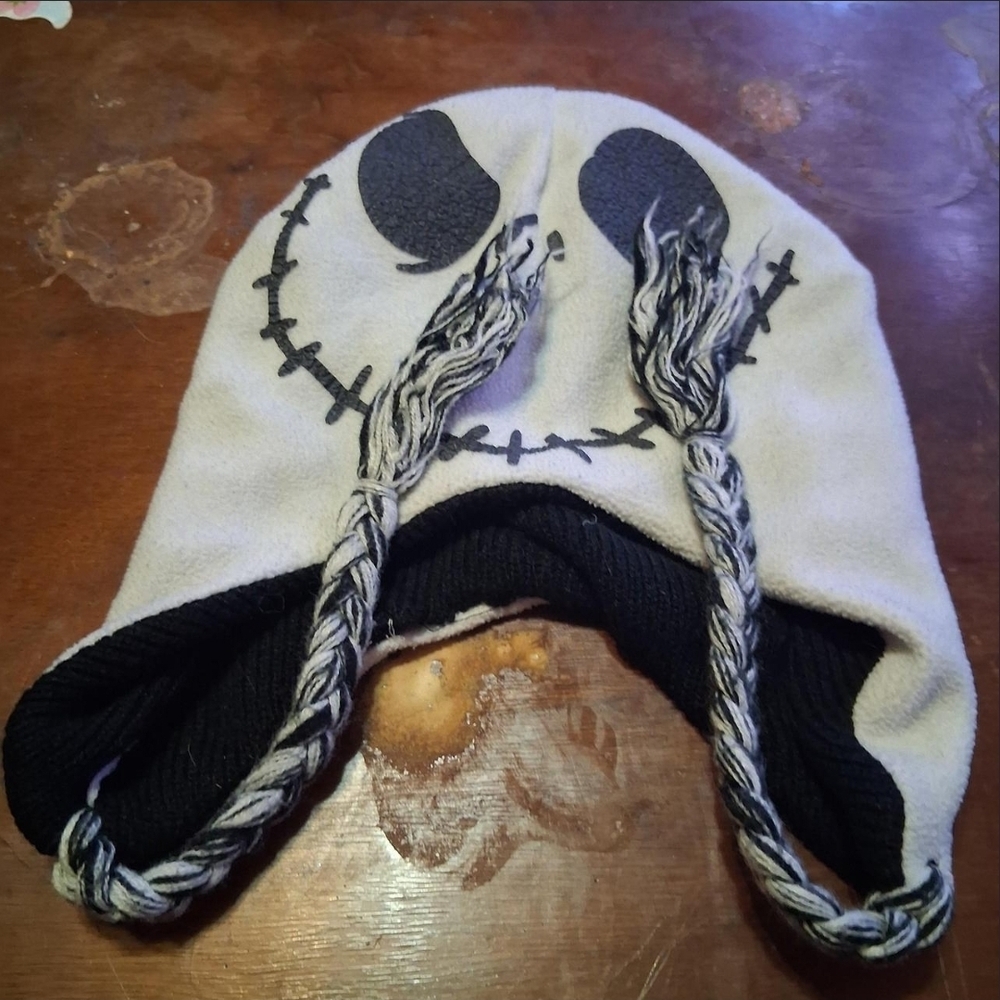 Disney Black and White Jack Skellington Hat